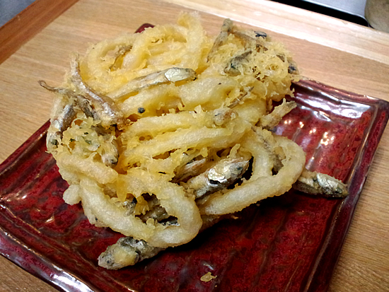 うどん天ぷらぶっかけ(笑)_c0092877_16592661.jpg