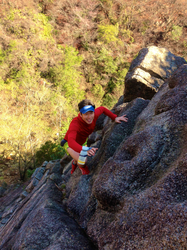 兵庫県 芦屋ロックガーデン Scrambling in Ashiya Rock Garden with Friends of Patgonia 2014/03/21 _b0220886_035668.jpg