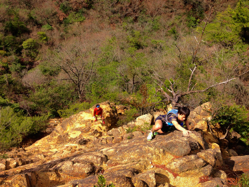 兵庫県 芦屋ロックガーデン Scrambling in Ashiya Rock Garden with Friends of Patgonia 2014/03/21 _b0220886_071924.jpg