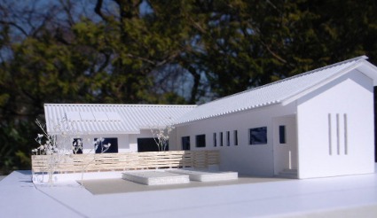 前橋の平屋のエコハウスの模型 建築家とつくる木の家 光設計の 呼吸する住まい 前橋の平屋のエコハウスの模型 建築家とつくる木の家 光設計の 呼吸する住まい