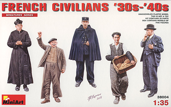 フランスの神父さん　MiniArt 『French civilians \'30s-\'40s』より_a0193363_232756.jpg