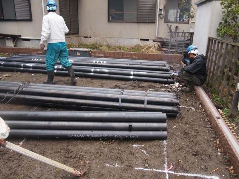 北鎌倉の家☆地盤改良工事_c0152341_8332040.jpg