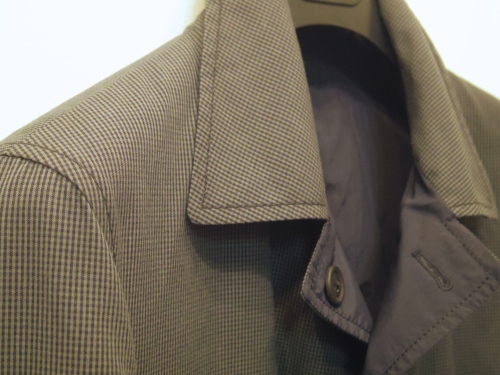 未使用タグ RVR LARDINI ステンカラーコート リバーシブル