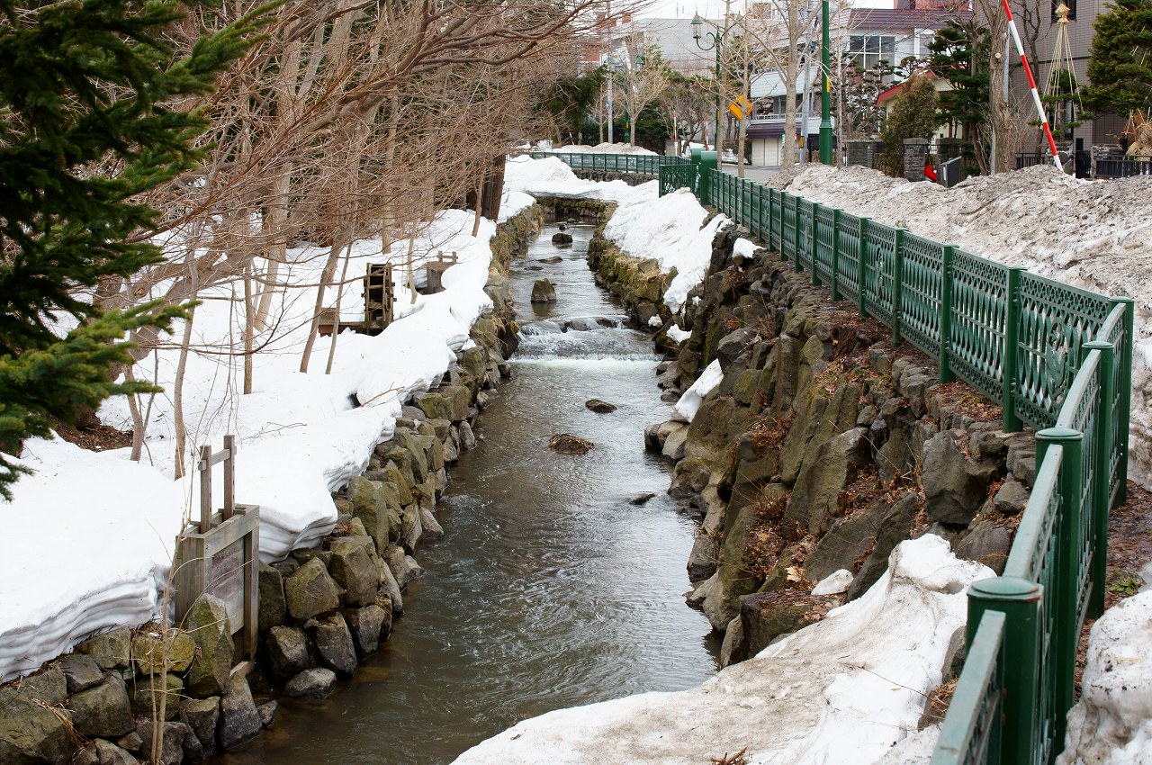 中島公園付近の雪解け_b0225108_21494097.jpg