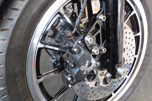 ハーレー FXR ダブルディスク化キット ブレンボキャリパーなど