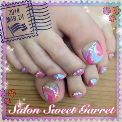 カラフルスプリング到来♪花色ネイルズ_a0300389_1130468.jpg
