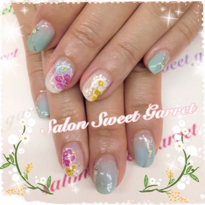 カラフルスプリング到来♪花色ネイルズ_a0300389_11305117.jpg