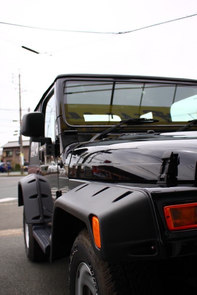 ブラックTJ 2DINナビ加工完了_f0105425_17404136.jpg
