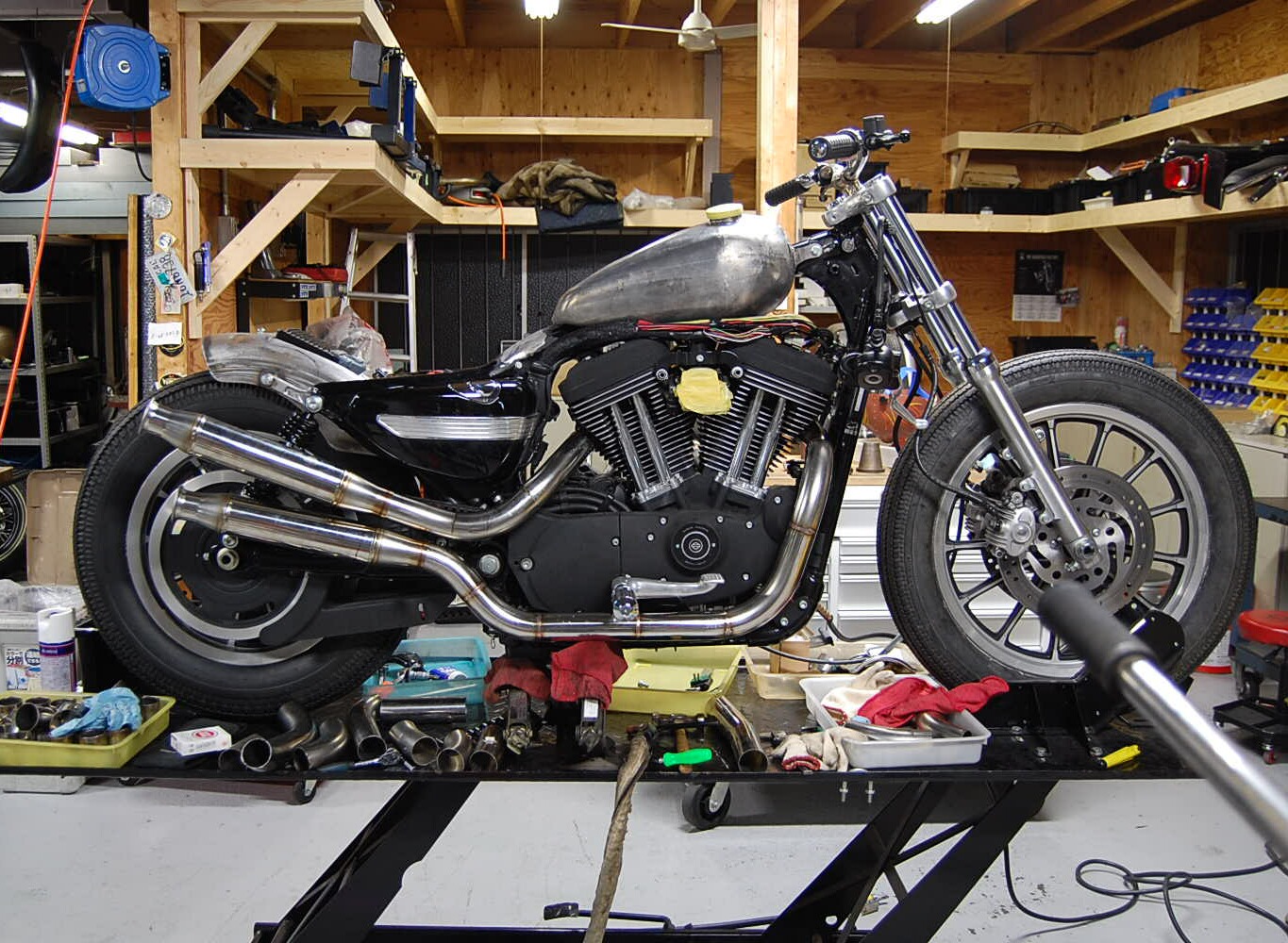 ハーレー ワンオフ マフラー インジェクション♪ ジョインツ2014 : THE