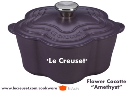 ルクルーゼ ココットフルール 20cm アメジスト amethyst レア ☆NEW!Le Creuset アメジスト色のココットフルール☆ : Don't
