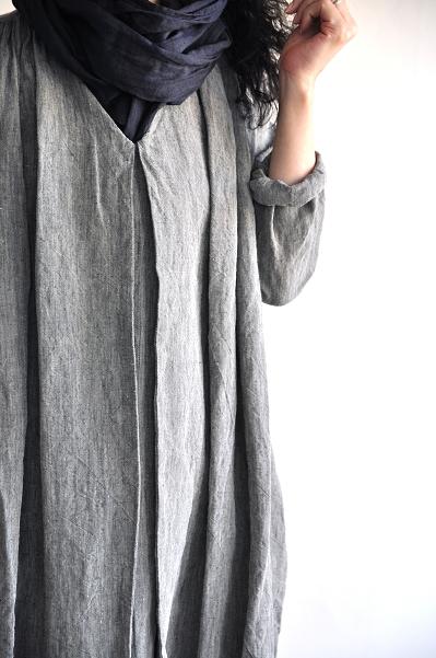 KAPITAL　 Linen Chambray Gather Dress_d0120442_1528161.jpg