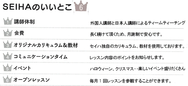 子供英会話教室 セイハ英語学院 セイハのいいところ!!_f0328689_12180311.jpg