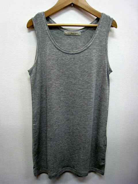 ｃｌｏｃｈｅ （ クロッシェ ）　テンセルウレタンＴＡＮＫ  ＧＲＡＹ_a0089359_12165715.jpg