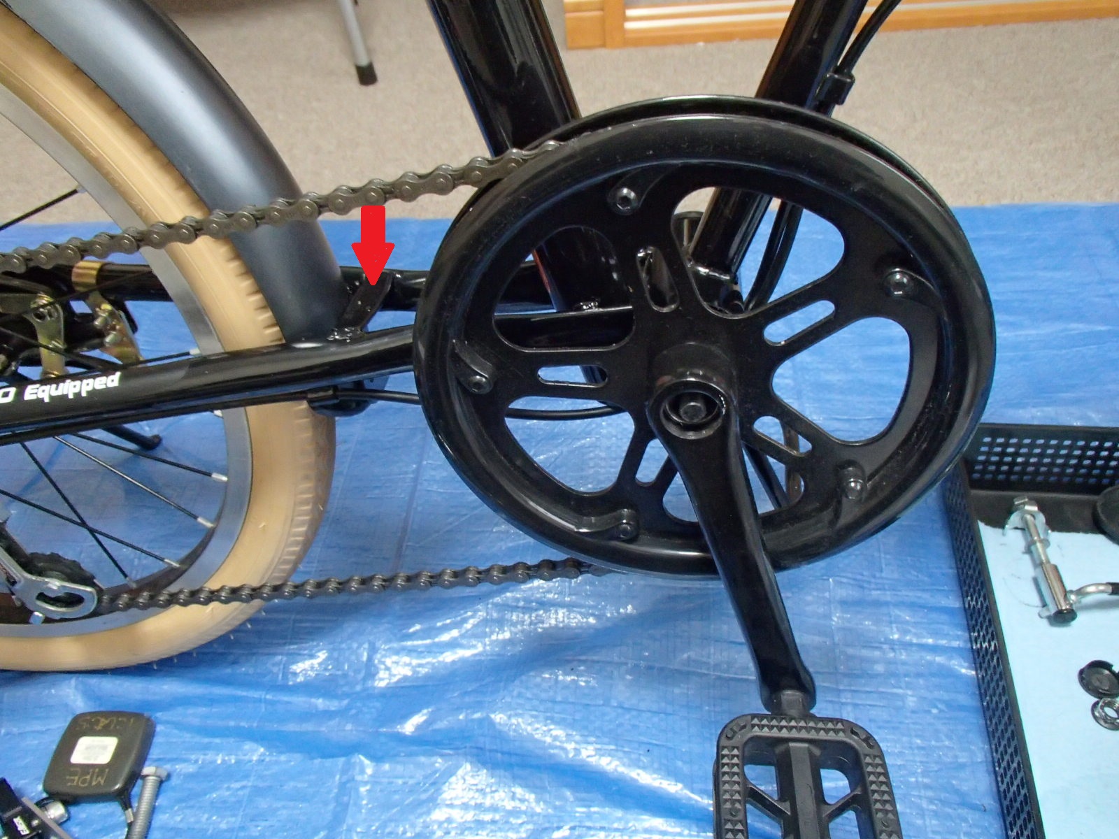 キャリパーブレーキ化（その1）。。。僕の自転車4号。 : KLEIN日記