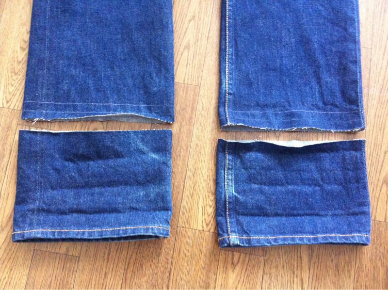 self vintage / 自作 「Straight Jeans」2_a0275477_1141454.jpg