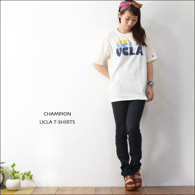 CHAMPION [チャンピオン] UCLA T-SHIRTS [CW-D313] カレッジプリント Tシャツ LADY\'S_f0051306_2129721.jpg