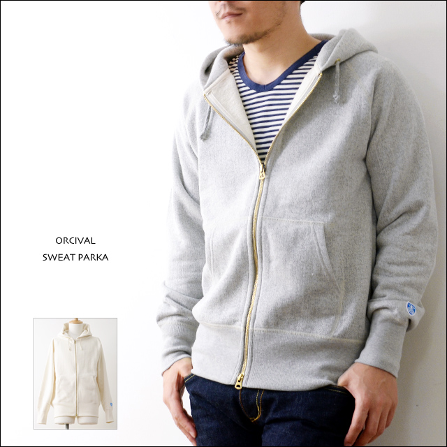 ORCIVAL[オーチバル・オーシバル]FULL ZIP SWEAT PARKA [RC-6552]フルジップスウェットパーカー MEN\'S_f0051306_22244396.jpg