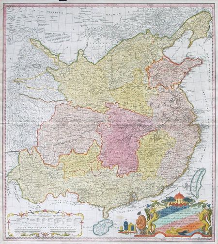 メルケル首相、１７３５年中国の古地図を習近平に送る！：昔の支那は小さかったわよ！_e0171614_1517367.jpg