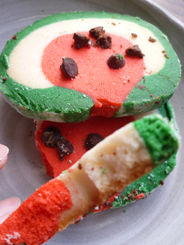 Water Melon Colored Cookies@Leonard\'s Bakery_c0152767_21114683.jpg
