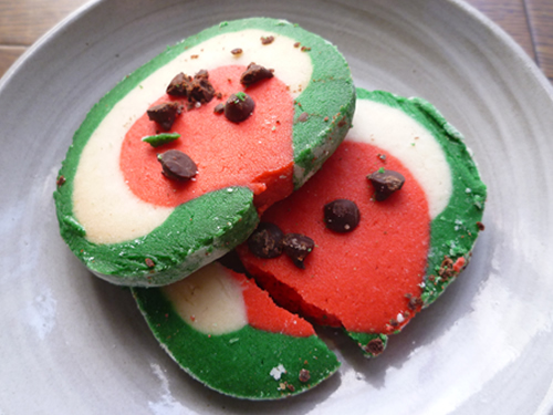 Water Melon Colored Cookies@Leonard\'s Bakery_c0152767_2184085.jpg