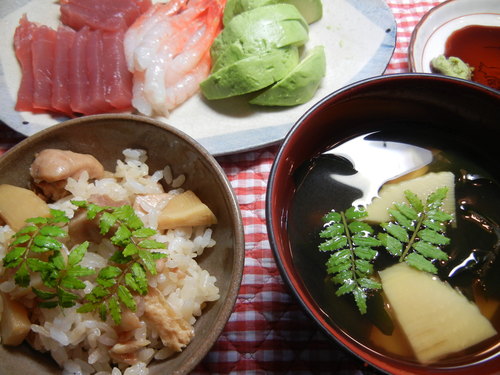 ’14,4,9(水)竹の子ご飯作ったよ~!_f0060461_10292684.jpg