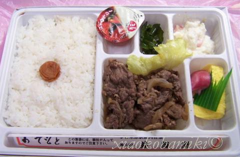 牛肉弁当 ＠米原駅_d0064266_2352541.jpg