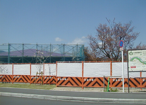 ●嵐山駅前の変化、その３１３（桜の林、温泉）_d0053294_217861.jpg