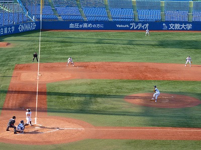 拓殖大対駒澤大　４月７日　東都大学野球１部　後半_b0166128_15491562.jpg