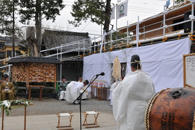 和樂備神社参集殿上棟祭が行われました。_a0216098_22484184.jpg