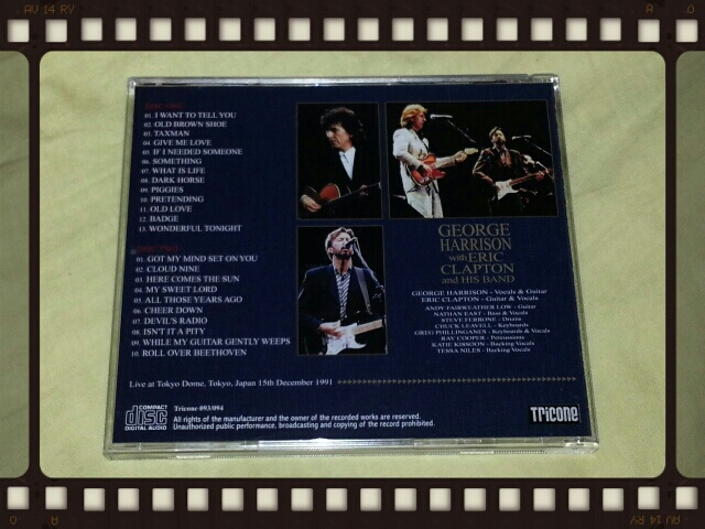 GEORGE HARRISON & ERIC CLAPTON / FRONT ROW_b0042308_2356476.jpg