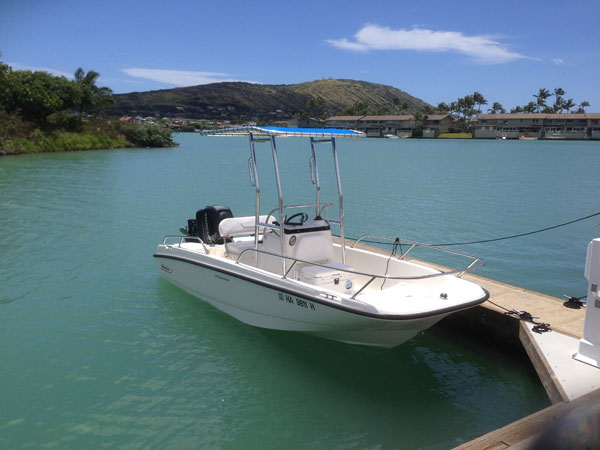Boston Whaler 17進水_d0164452_20592264.jpg