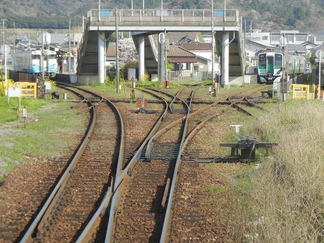 【鉄道ジオラマ】徳島線・穴吹駅　Nゲージ 構内に側線が2本 JR四国徳島線 穴吹駅（2）【木造駅舎