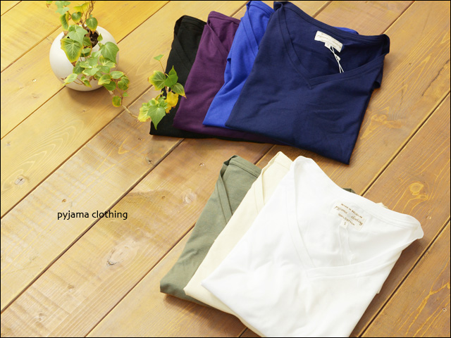pyjama clothing [ピジャマクロージング] S/S V NECK / ショートスリーブVネックTシャツ [905/S14M3] MEN\'S_f0051306_20522875.jpg
