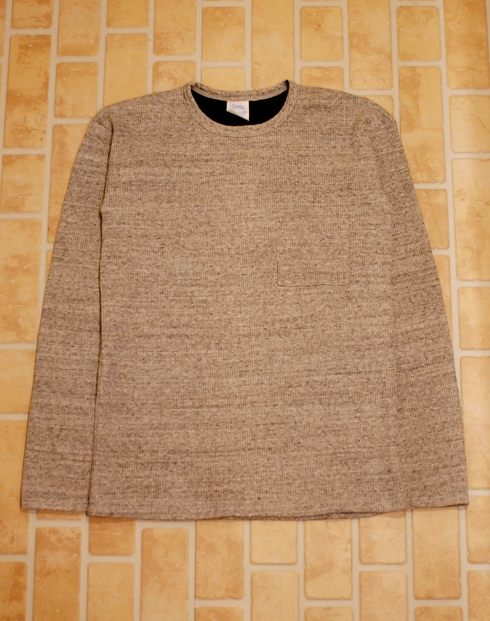入荷案内 Heavy Gauge ワッフルカットソー_e0254972_14203928.jpg