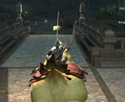 FF14】デブチョコボは足が遅い : 今日はドコにマーキング？