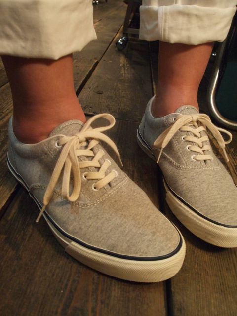 無敵のスニーカー その2　 『U.S.keds \"1960 AMERICAN SWEAT SHIRTS BOAT SHOE\"』_f0208663_1742446.jpg