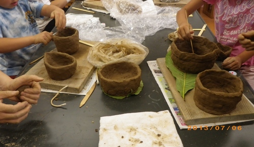 親子で縄文土器づくり_e0290580_1018145.jpg