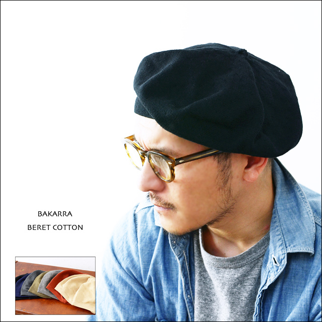 BAKARRA [バカラ] BERET COTTON 「コットンベレー帽」[510] MEN\'S/LADY\'S_f0051306_20115782.jpg