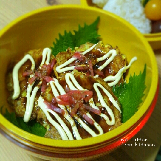 お好み焼き弁当。_a0244811_0145070.jpg