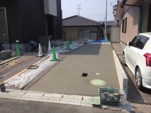宮崎市N様邸新築外溝工事_b0236217_082150.jpg