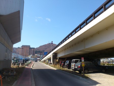 巴大橋と函館山_b0106766_23482832.jpg