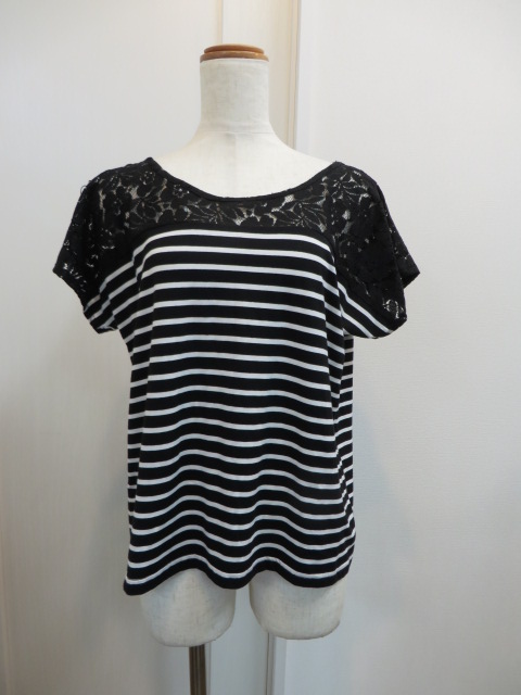 5sample　ボーダー×　花柄レース　TOPS_e0076692_21154532.jpg