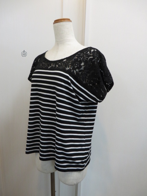 5sample　ボーダー×　花柄レース　TOPS_e0076692_21155078.jpg