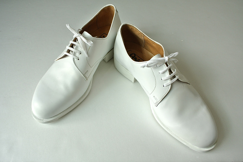 French navy white leather shoes dead stock_f0226051_11501754.jpg