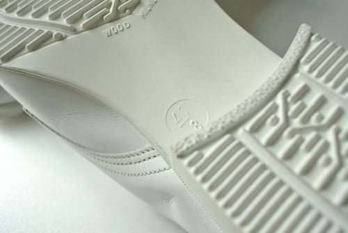 French navy white leather shoes dead stock_f0226051_11521855.jpg