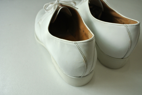 French navy white leather shoes dead stock_f0226051_11523575.jpg