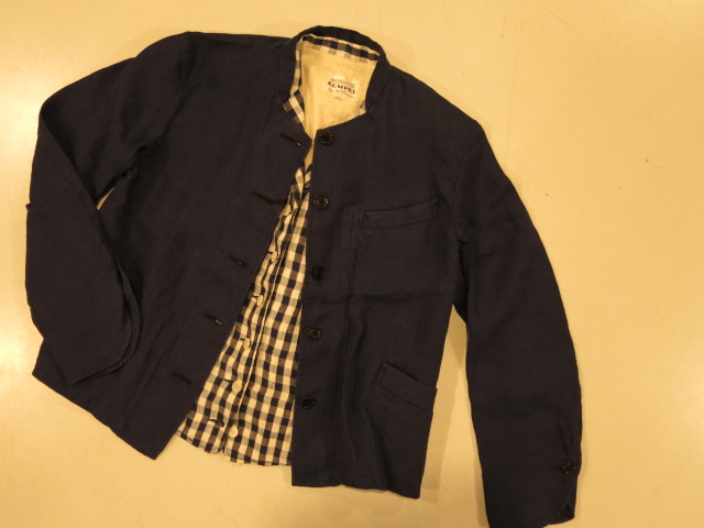\"KEMPEL × TheThreeRobbers COOK JACKET\"ってこんなこと。_c0140560_1434620.jpg