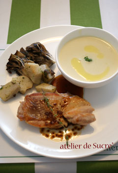 グリーンスムージーとヘルシープレート@One day Lesson、Dish Class4月_b0065587_221394.jpg