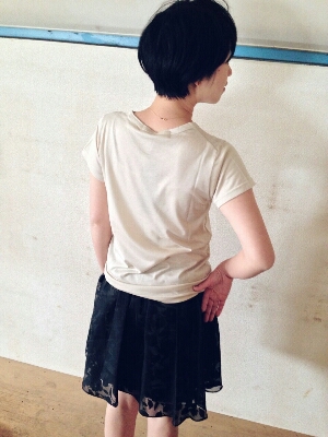 Blanc basque の大人ティーシャツ_c0275219_1725467.jpg