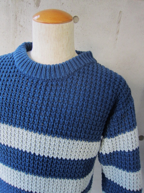 春~初夏にかけて・・・Cotton KNIT SWEATER By OLD DERBY_d0152280_43832100.jpg